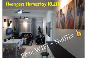 Avengers Homestay @ KLIA + FREE Wifi & Netflix